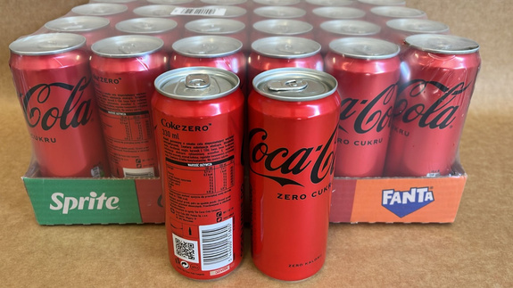  Coca Cola Zero 330 ml CAN SLEEK 