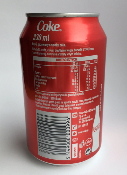 Coca Cola CAN 330 ml