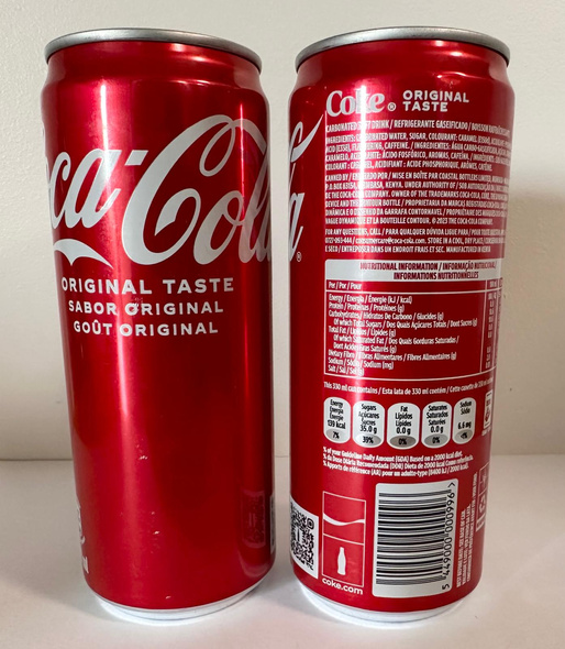Coca Cola 24x330 ml cans SLEEK origin Kenia
