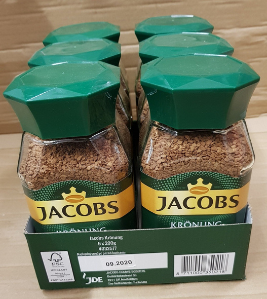 Kawa Rozpuszczalna Jacobs Kronung 200g 