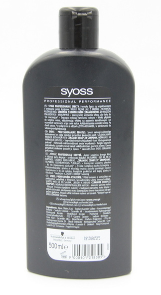 Syoss  Shampoo Colorist 500 ml & Repair 500 ml & Volume 500 ml &Ceramide Complex 500 ml