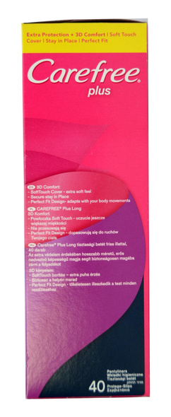 Carefree Plus Fresh Scent Long Extra Protection +3D Comfort 40