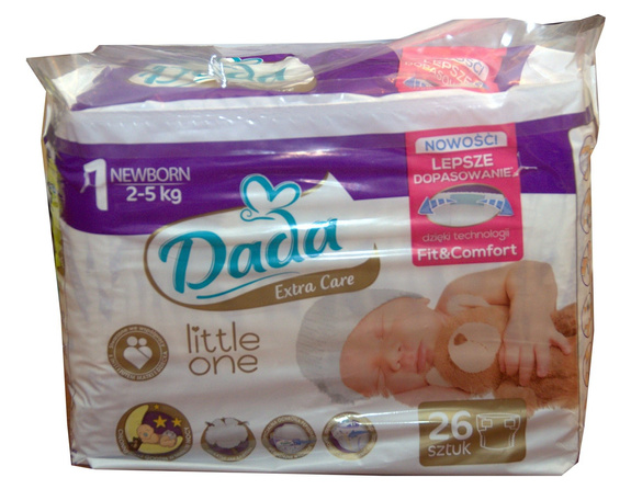 Dada 1 Newborn  2-5 kg Extra Care kg 26 pcs