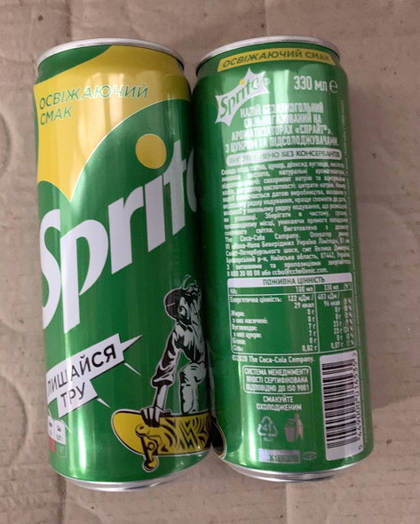  Sprite 330 ml CAN SLEEK (12) origin UKR