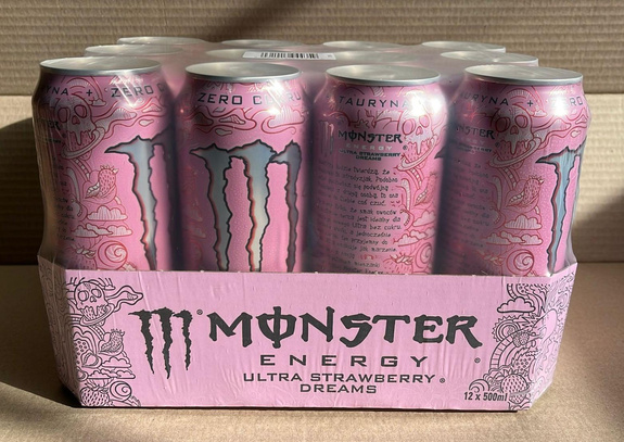 Monster Energy Ultra Strawberry CAN 500 ml