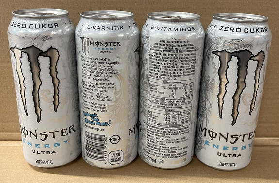 Monster Energy Ultra White CAN 500 ml Origin HUNGARY