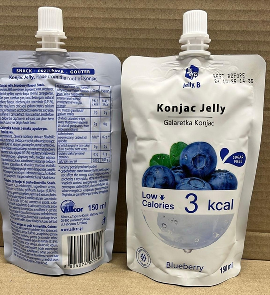 Konjac Jelly Blueberry 150 ml 