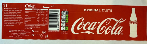 Coca Cola PET 1 L  