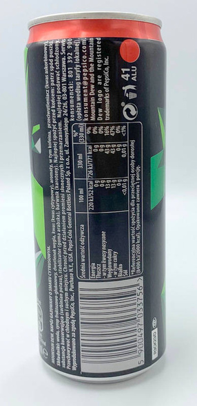 Mountain Dew CAN SLEEK 330 ml