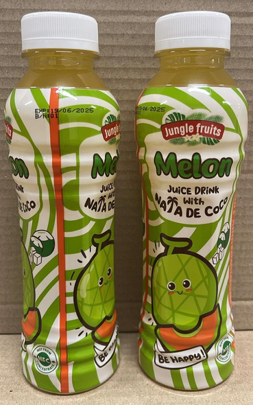 Jungle fruits Melon Juice Drink with Nata de Coco 450 ml 