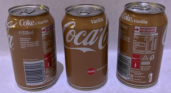 Coca Cola Vanilla FAT CAN 330 ml 