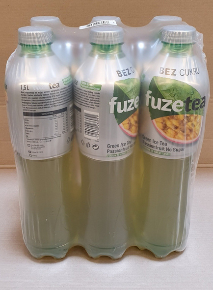 FUZETEA Green Ice Tea Passionfruit No Sugar  1,5 L