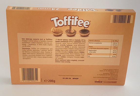 Toffifee 200g (24 sztuk)