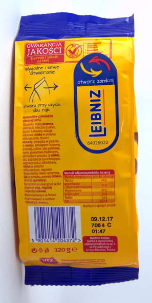 Leibniz Minis Choco 120 g