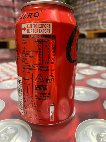 Coca Cola Zero FAT CAN 330 ml 