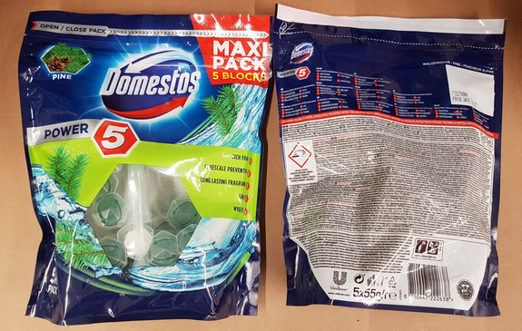 Domestos Pine 3in1Power 5x55 g