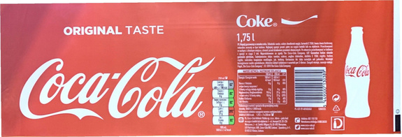 Coca Cola PET 1,75 L