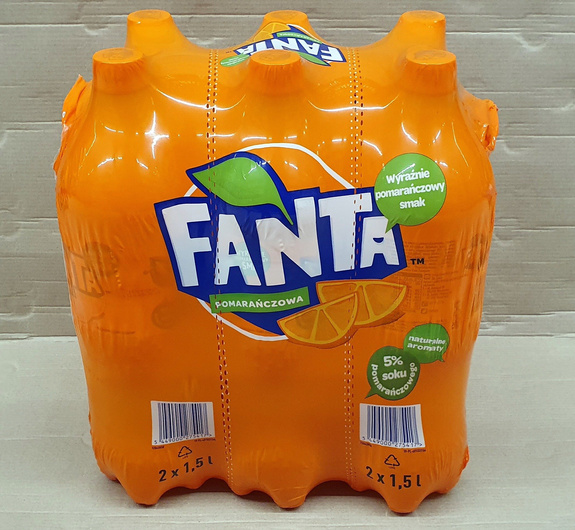 Fanta Pomarańczowa PET 1,5 L (2x3)