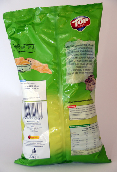 Chips Top o smaku sera i cebuli 200 g