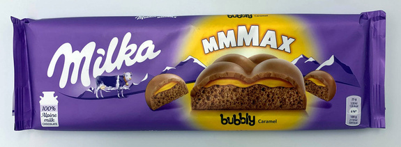 Milka Bubbil Caramel 250g