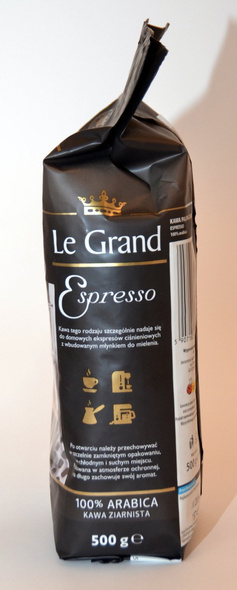 Le Grand Espresso Coffee 100% Arabica  500 g