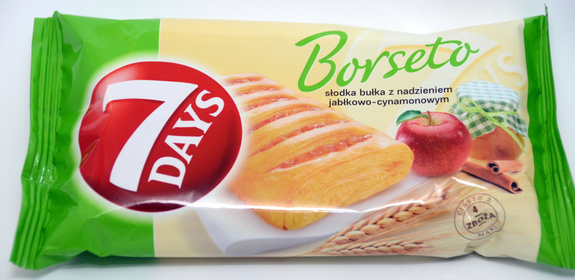 7 Days Borseto słodka bułka z nadzieniem jabłkowo-cynamonowym 80g