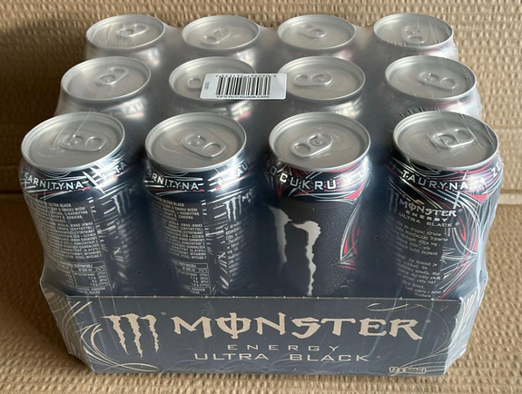 Monster Energy Ultra Black CAN 500 ml