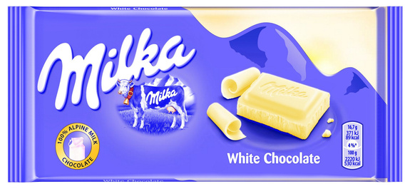 Milka White Chocolate 100 g