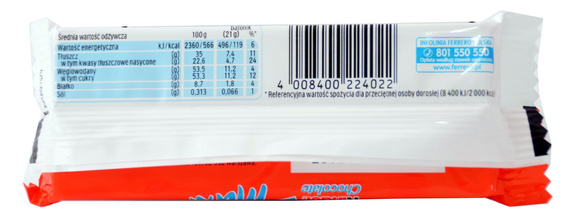 Kinder Chocolate Maxi 2x21 g = 42g 