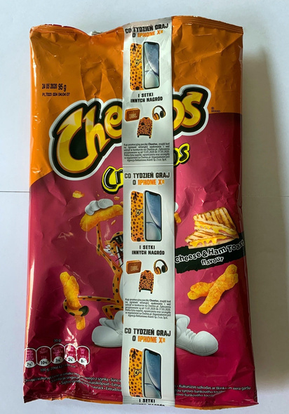 Cheetos Crunchos Cheese & Ham Toast Flavour 95 g