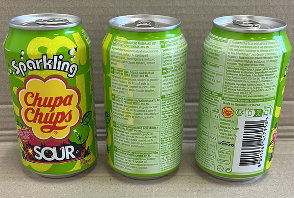 Chupa Chups Drink Sour Apple 345ml