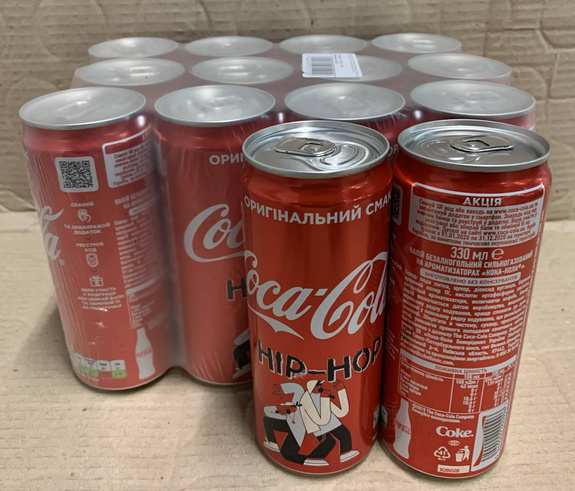 Coca Cola 330 ml SLEEK (12) origin UKR