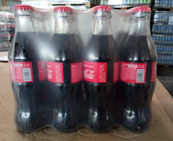 Coca Cola  250 ml glass bottles  not return  UKR  (12)