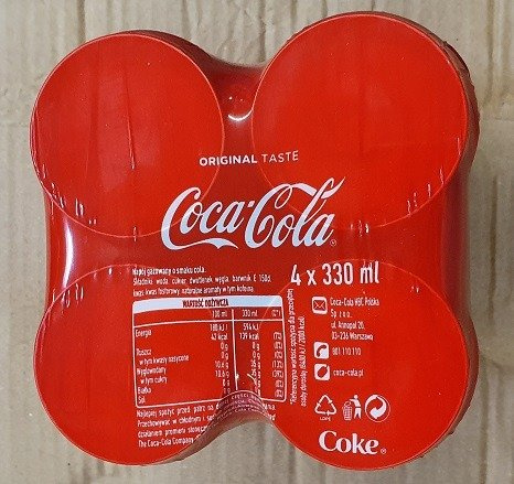 Coca Cola 4x330 ml CAN SLEEK PL