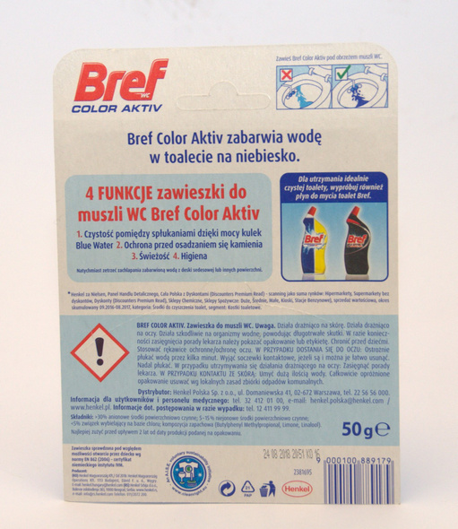 Bref Color Aktiv Eukaliptus 50 g & Świeże Kwiaty 50 g & Chlorowy 50 g