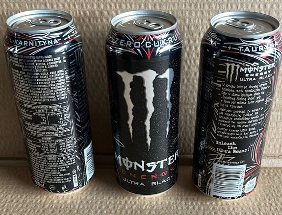 Monster Energy Ultra Black CAN 500 ml