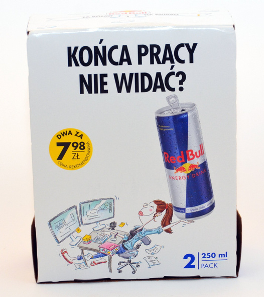 Red Bull  CAN 250 ml * 2 pack Polish