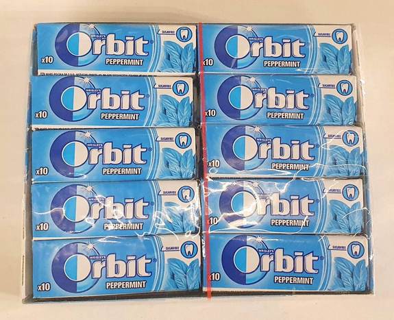 Orbit Peppermint x10 