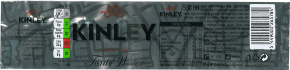 Kinley Tonic Water PET 0,5 L