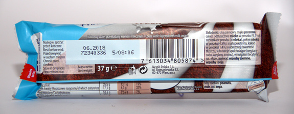 Nestle Princessa Zebra mleko i kakao 37 g 