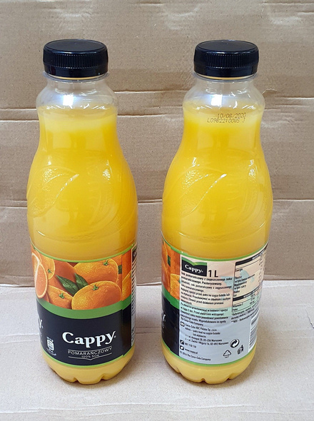 CAPPY JUICE  ORANGE 1L