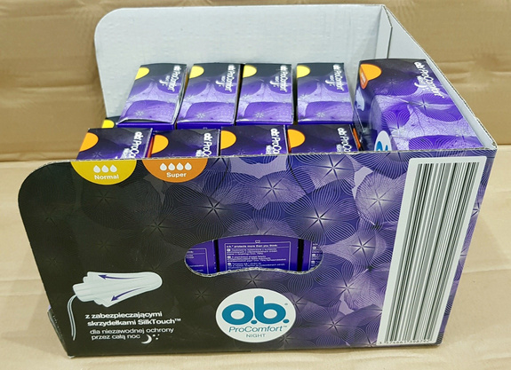 o.b. ProComfort Super Night 24 szt Tampons & o.b. ProComfort Normal Night 24 szt Tampons