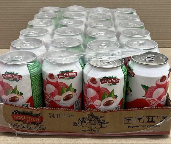 Jungle fruits Lychee Juice Drink 330 ml 