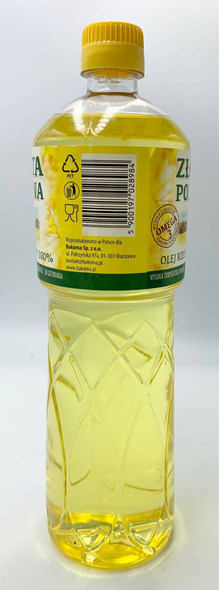 Rapeseed oil "Złota Polana"  1L