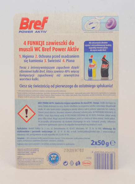 Bref Power Aktiv Pine Forest  2x50 g & Lavender Field 2x50 g & Juicy Lemon 2x50 g