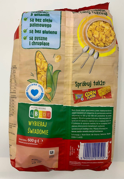 Nestle Płatki Corn Flakes Gluten Free  600 g 