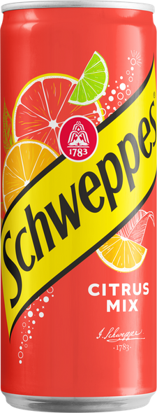 Schweppes Citrus Mix CAN 330 ml SLEEK